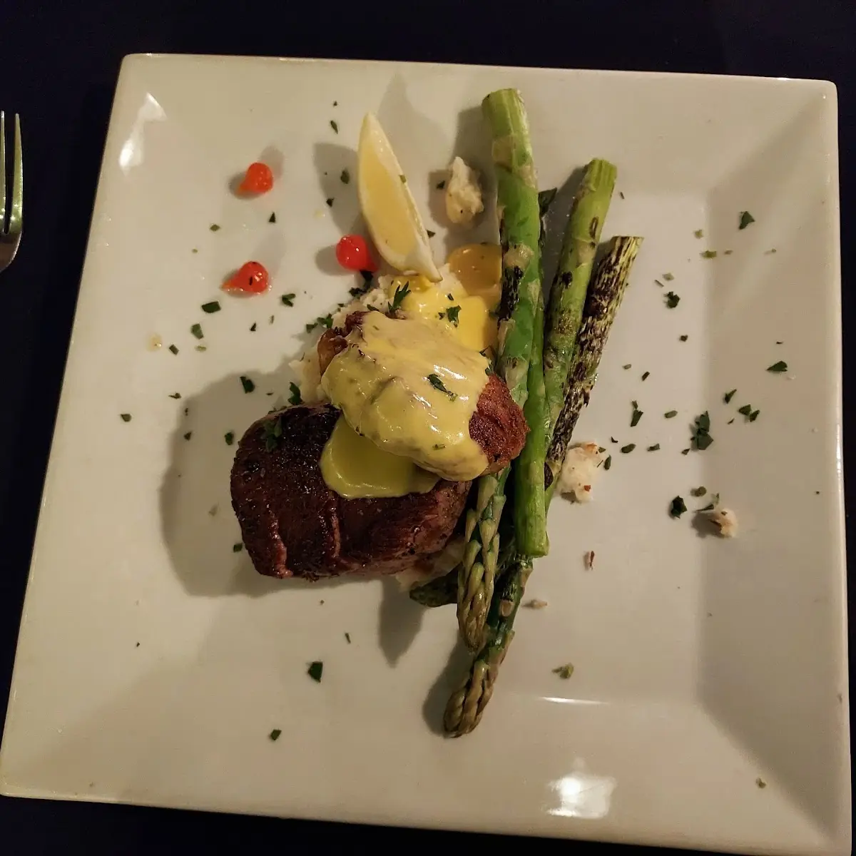 Filet Mignon and Crab Cake