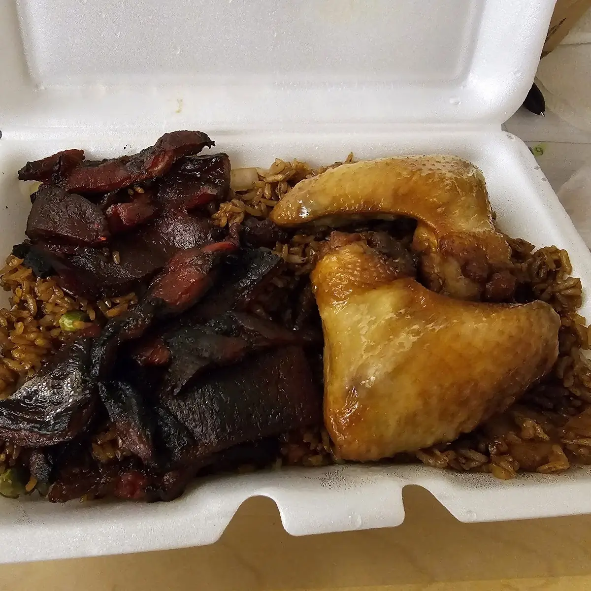Vegetable Fried Rice Crab Rangoon Chicken Wings