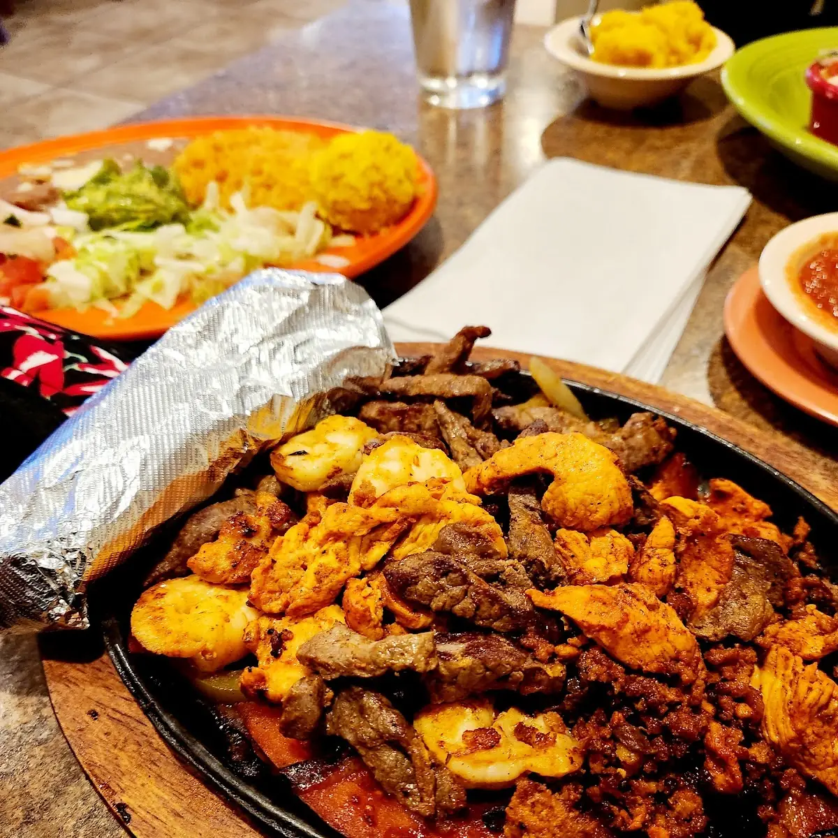 Steak and Shrimp Fajitas