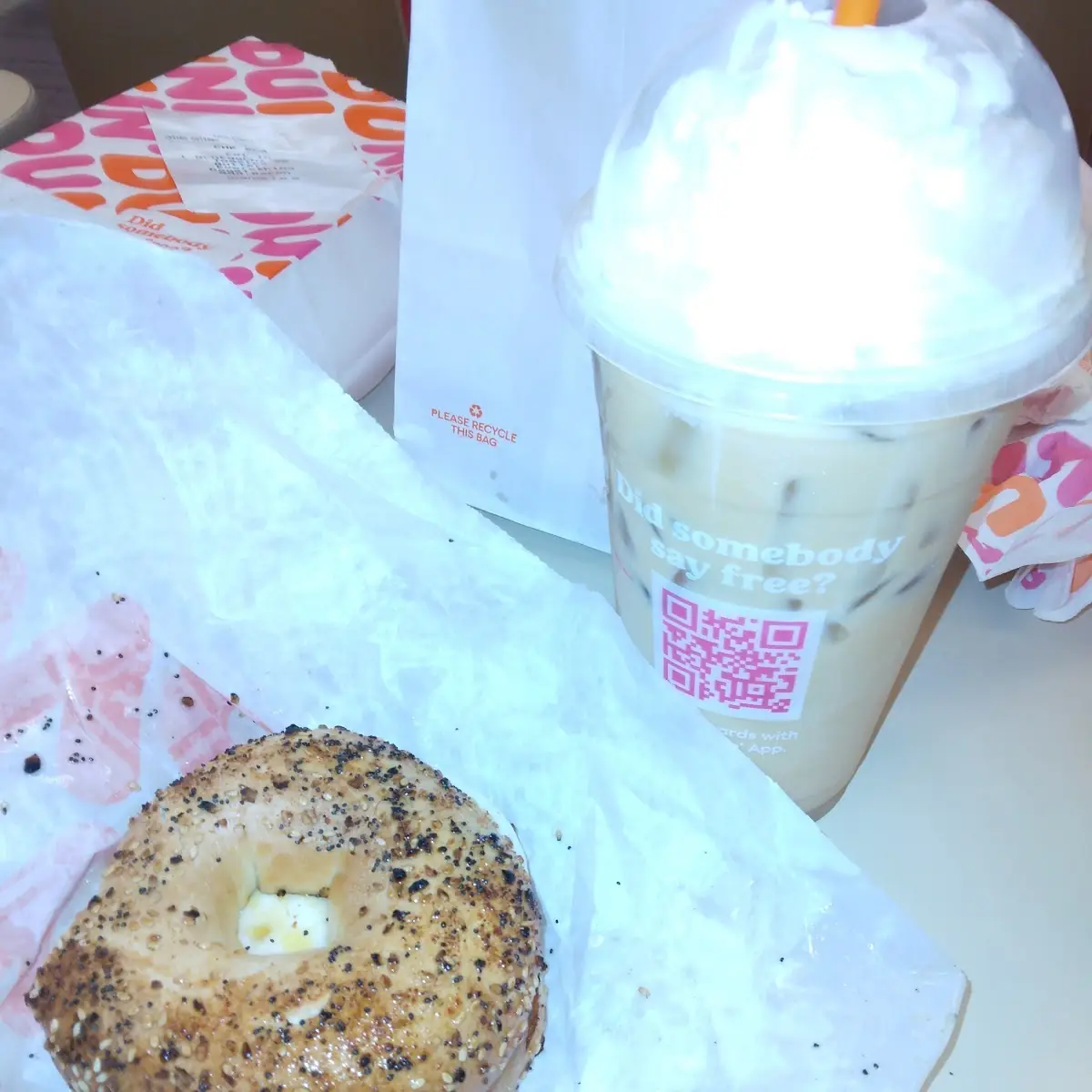 Everything Bagel with Bacon Egg and Cheese