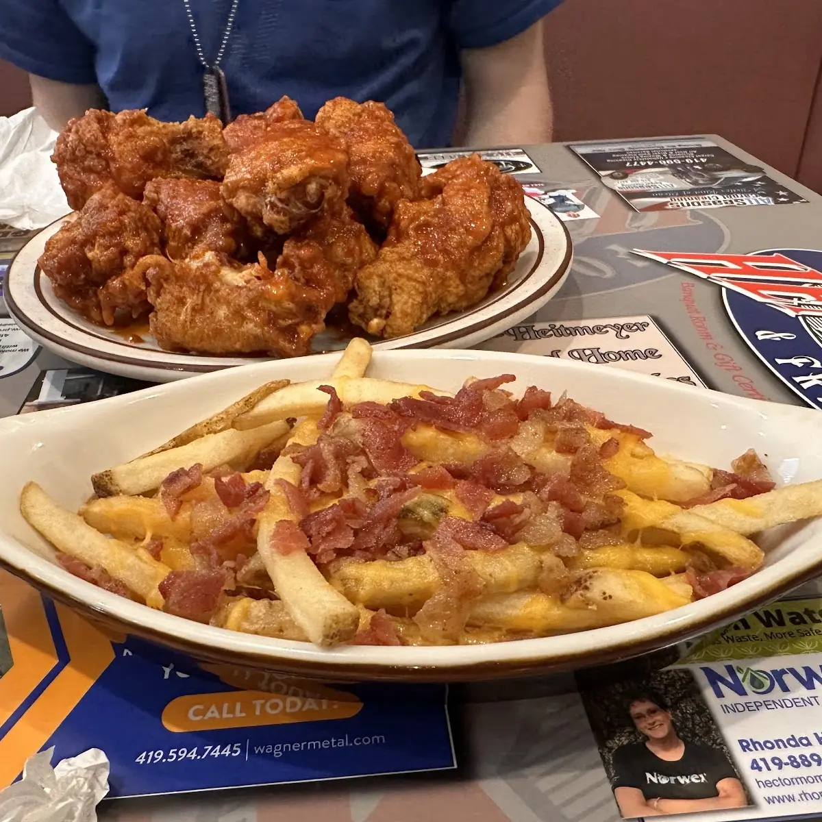 Buffalo Wings Loaded Fries