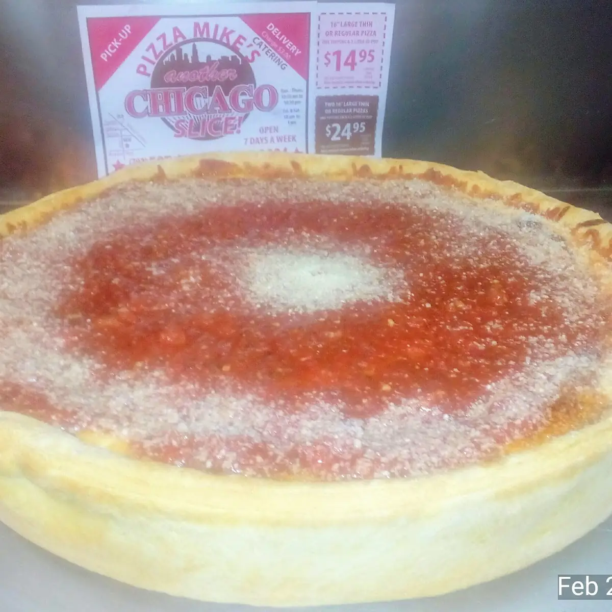 Chicago Style Deep Dish Pizza
