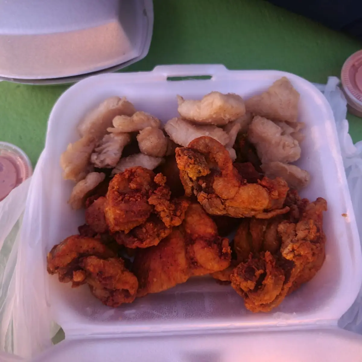 Fried Chicken and Fried Fish