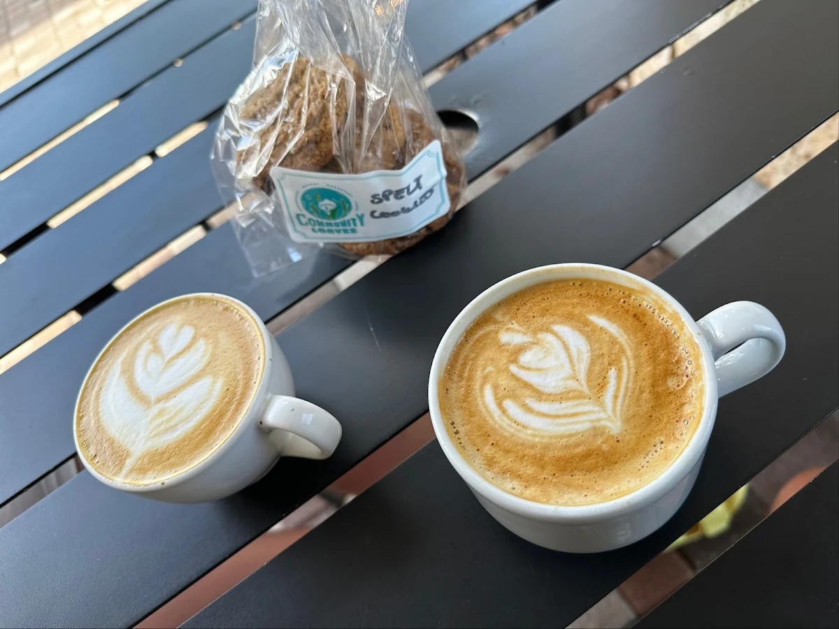 Latte and White Chocolate Latte