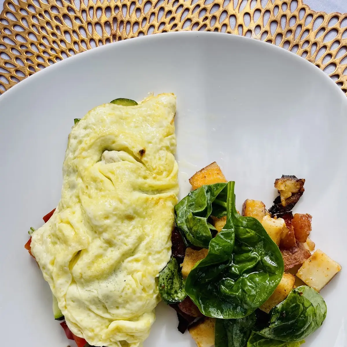 Truffle Brie Scrambled Eggs
