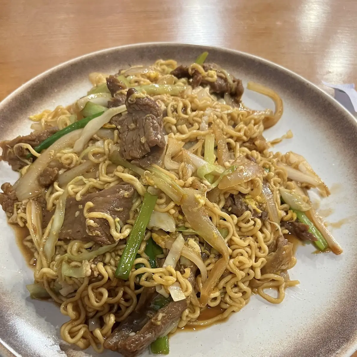 Korean Fried Noodles w Beef