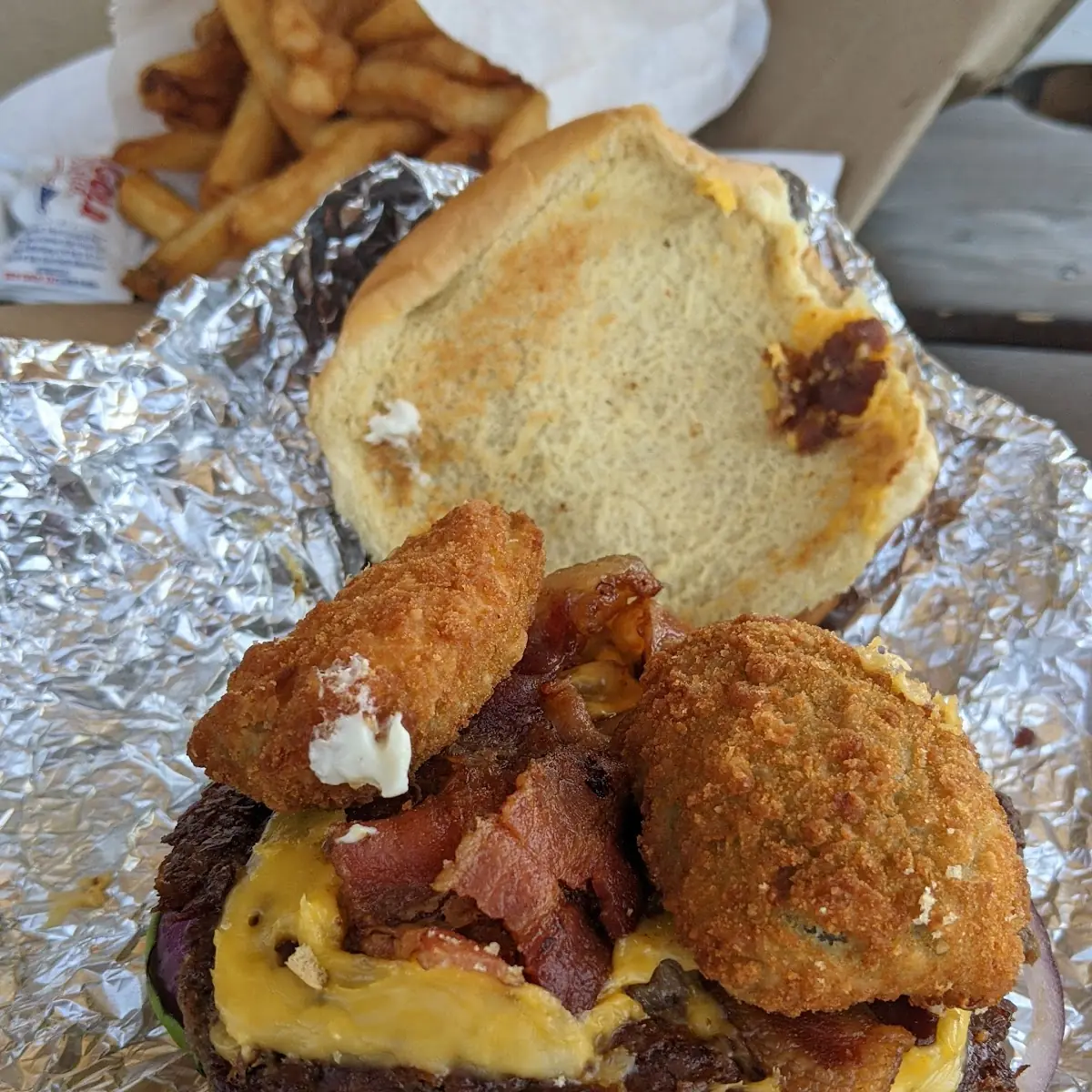 Jalapeno Popper Bacon Cheeseburger