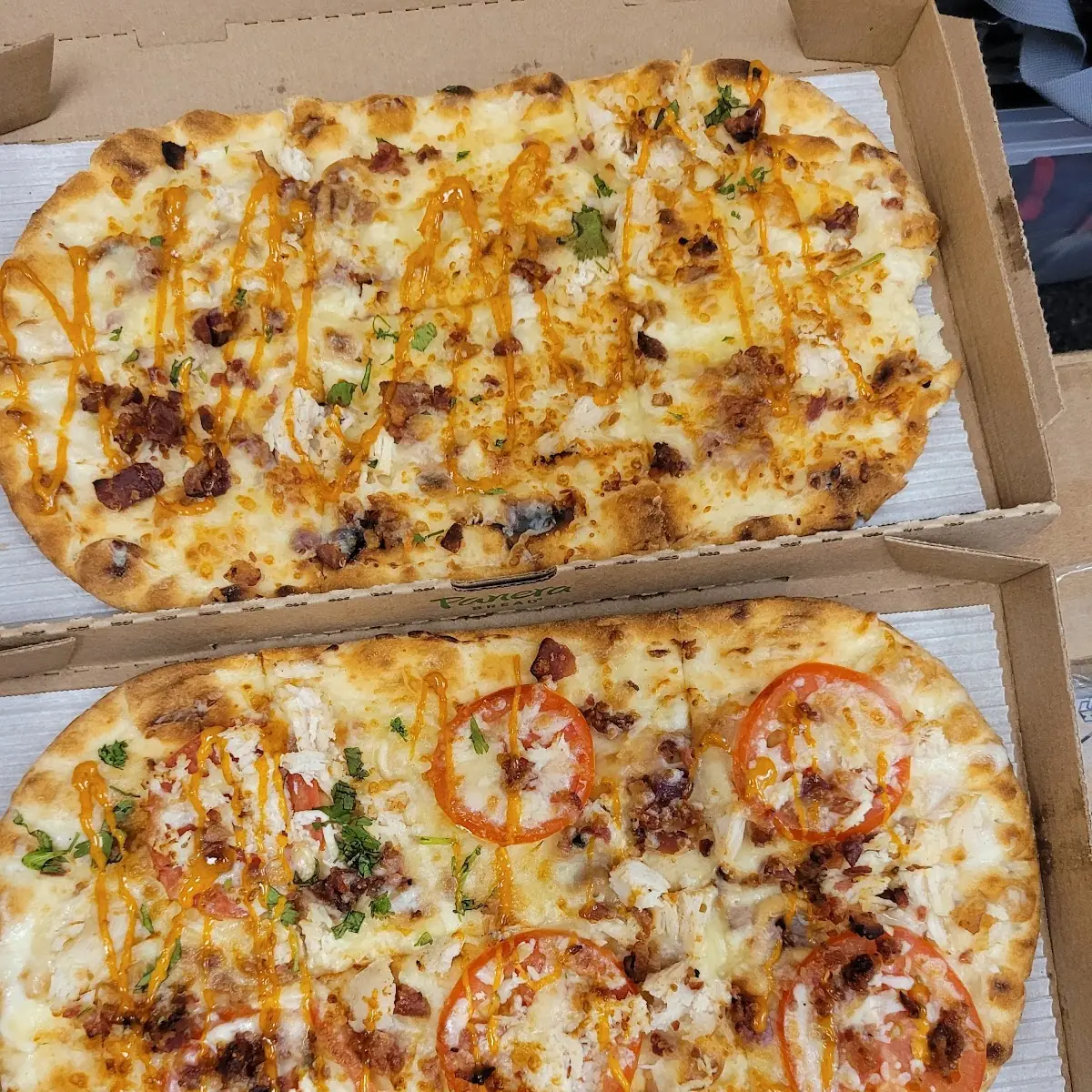 Chipotle Chicken & Bacon Flatbread Pizza