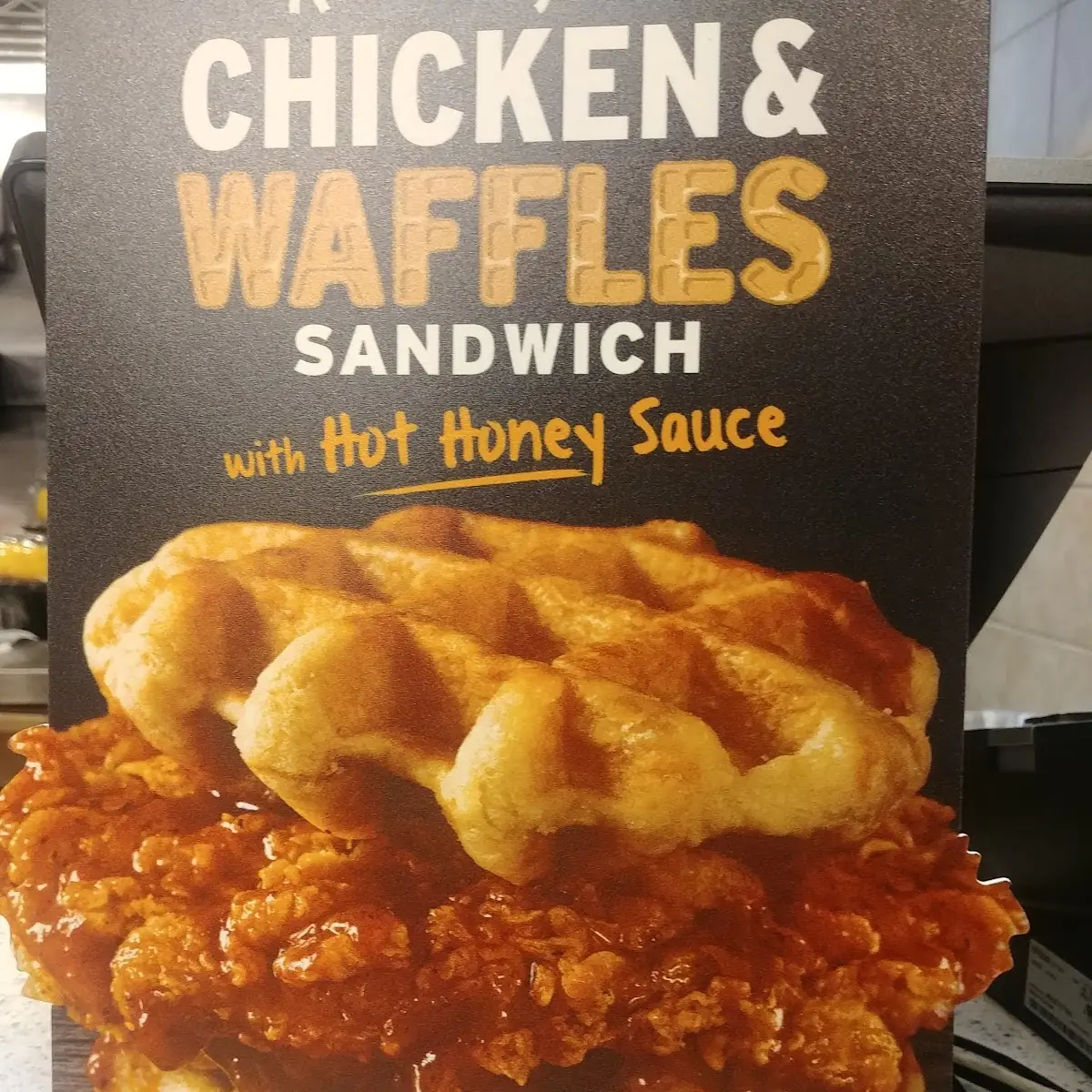 Waffle BBQ Sandwich