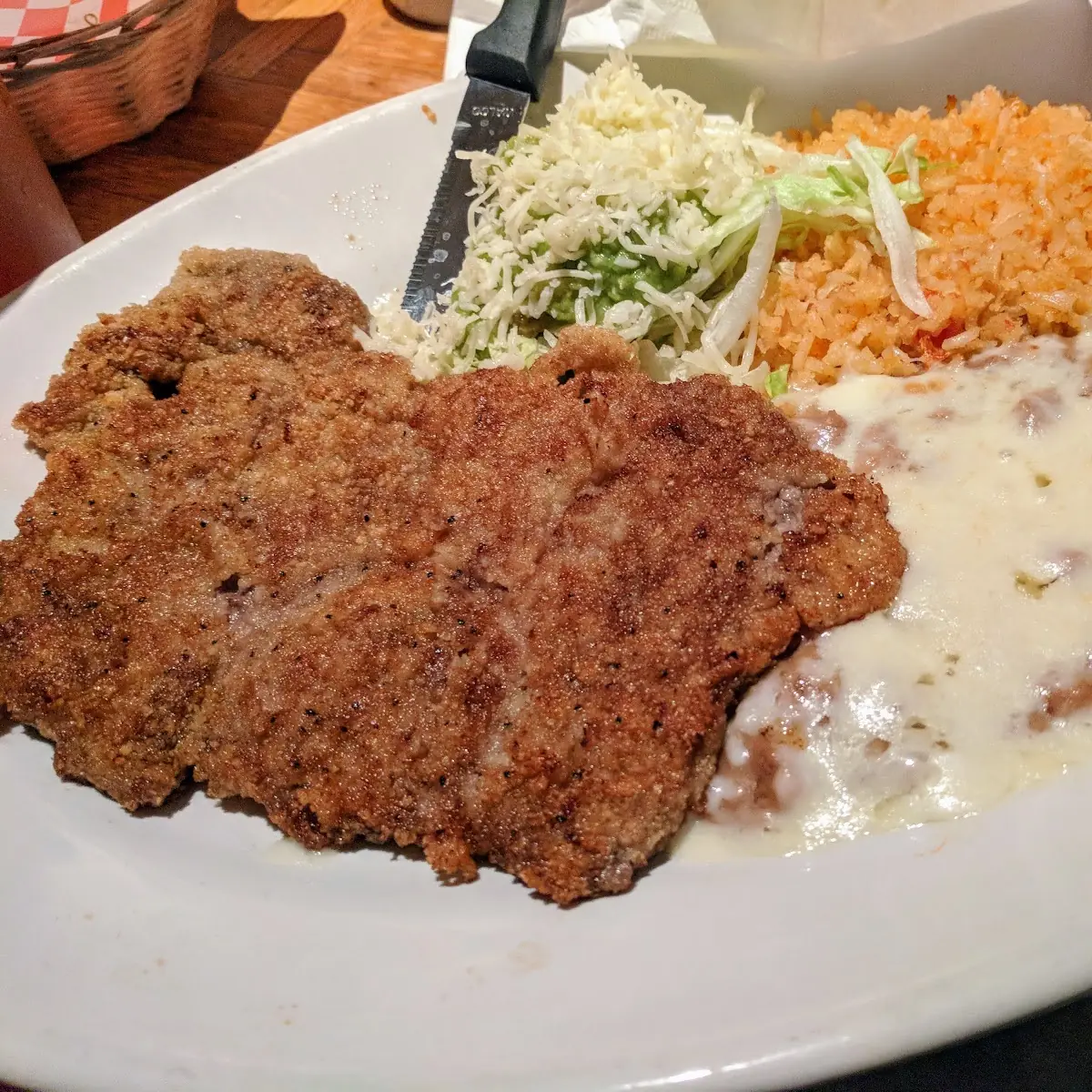 Chicken Fried Steak Milanesa
