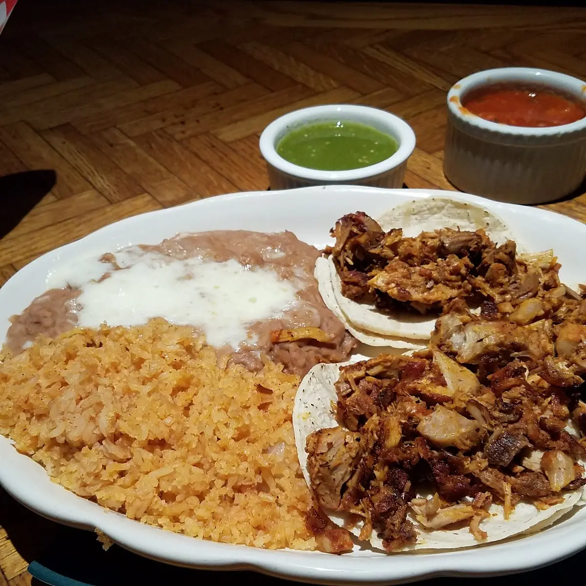 Rice Beans and Tortilla