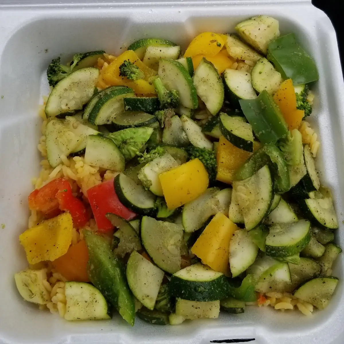 Grilled Veggie Rice Bowl