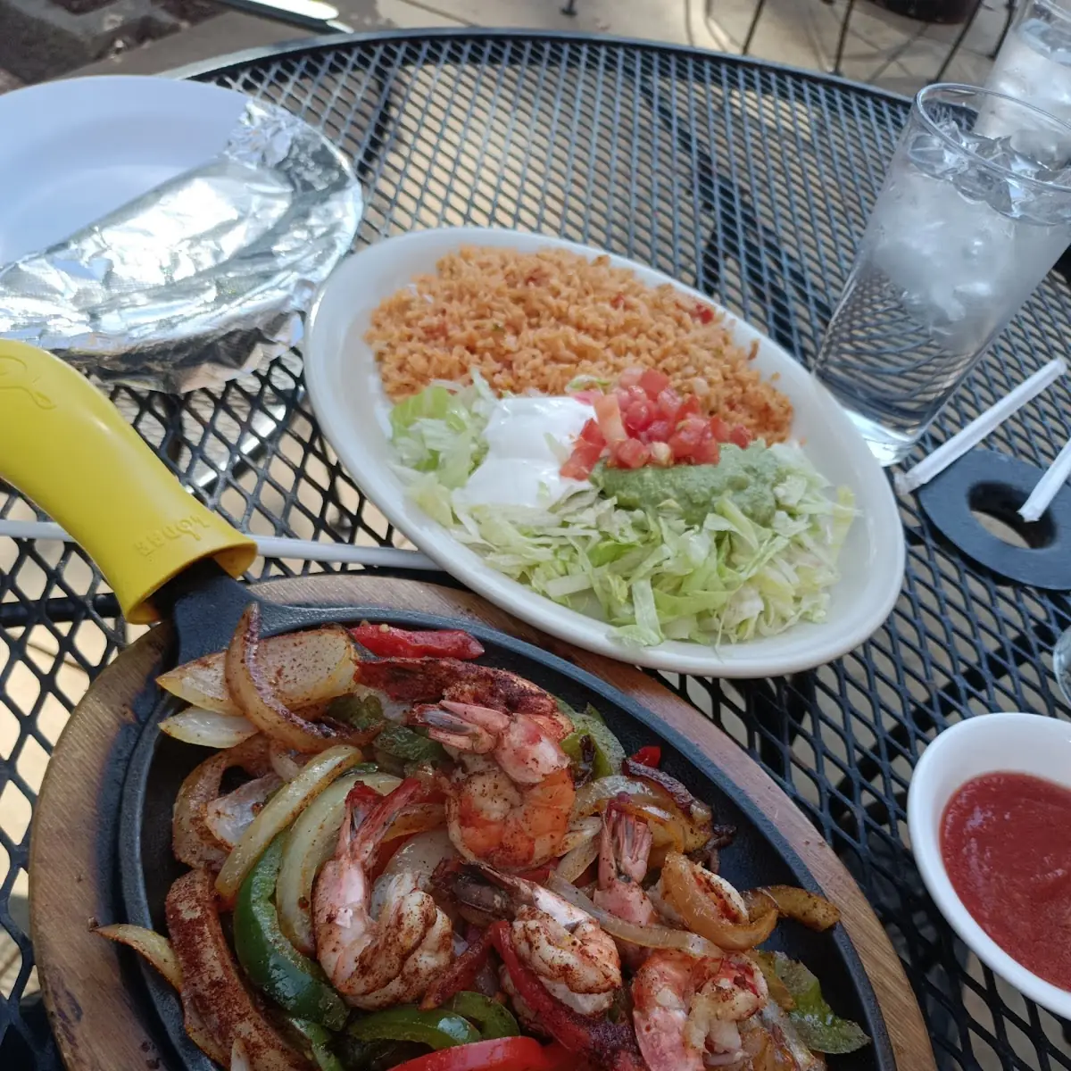 Lunch Shrimp Fajitas