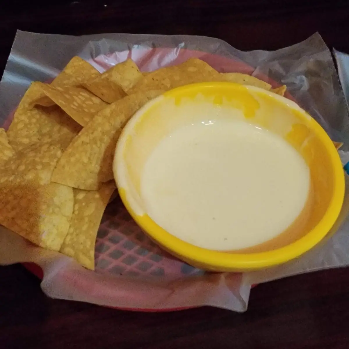 Cheese Dip and Chips