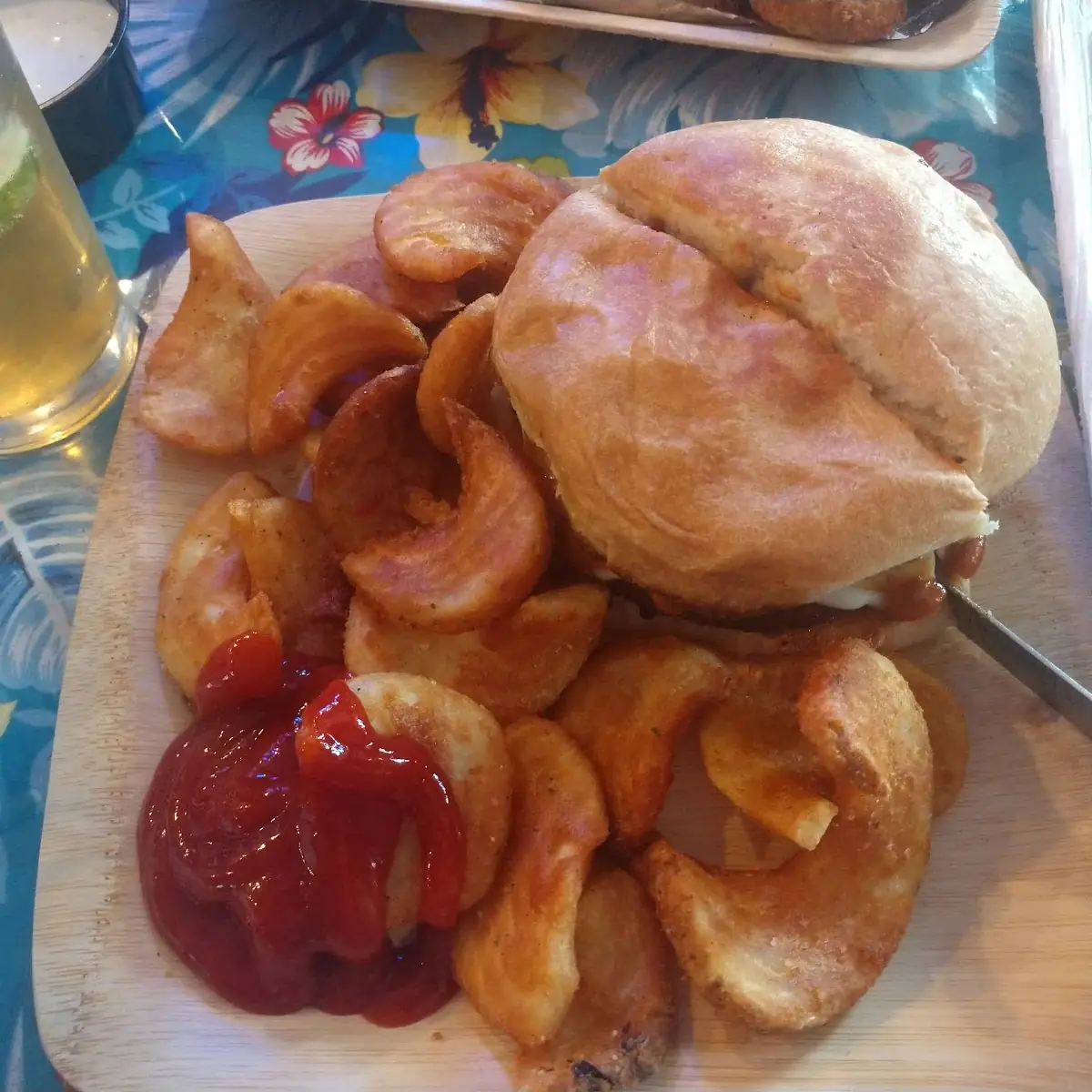 Burger and Fries