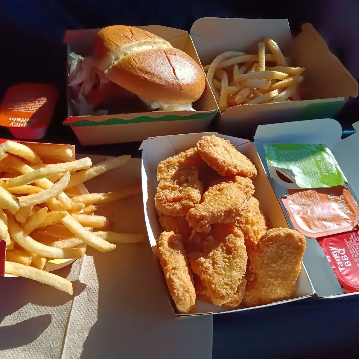 Chicken Mcnuggets and Chicken Deluxe