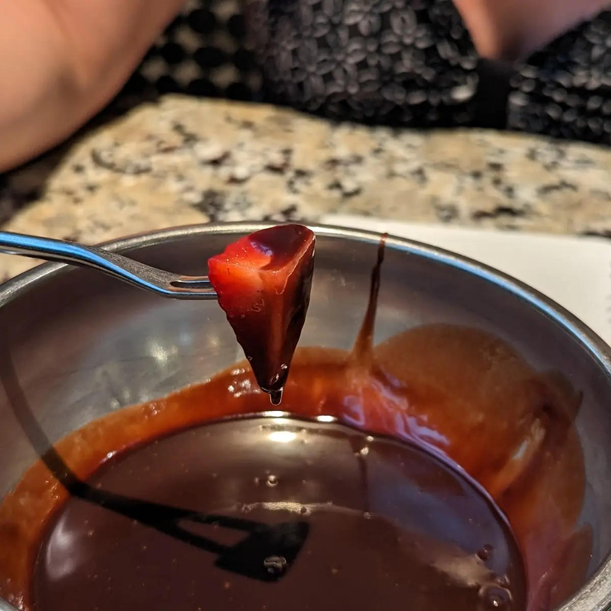 Black Forest Chocolate Fondue