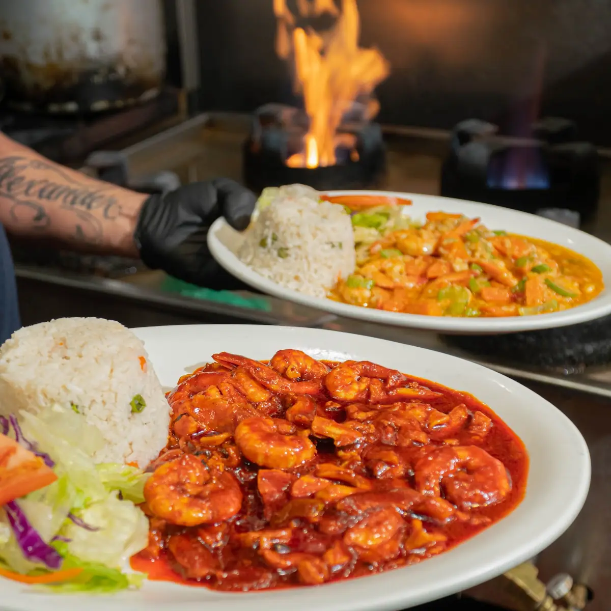 Camarones a La Diabla