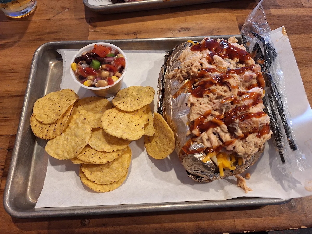 Loaded Baked Potato with Chicken