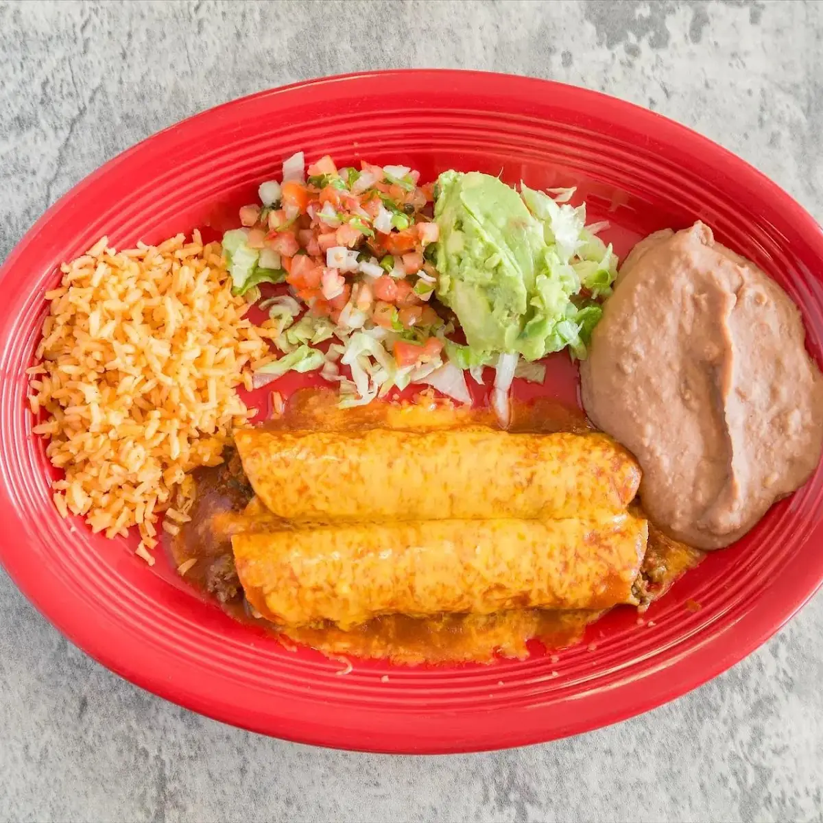 Enchiladas Al Carbon Plate