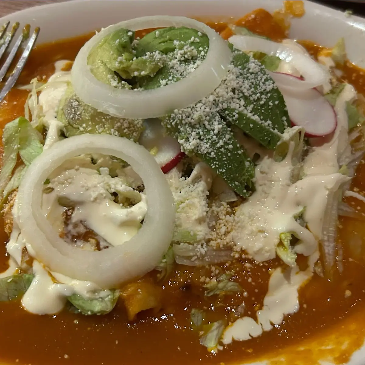 Cheese Enchiladas with Red Sauce