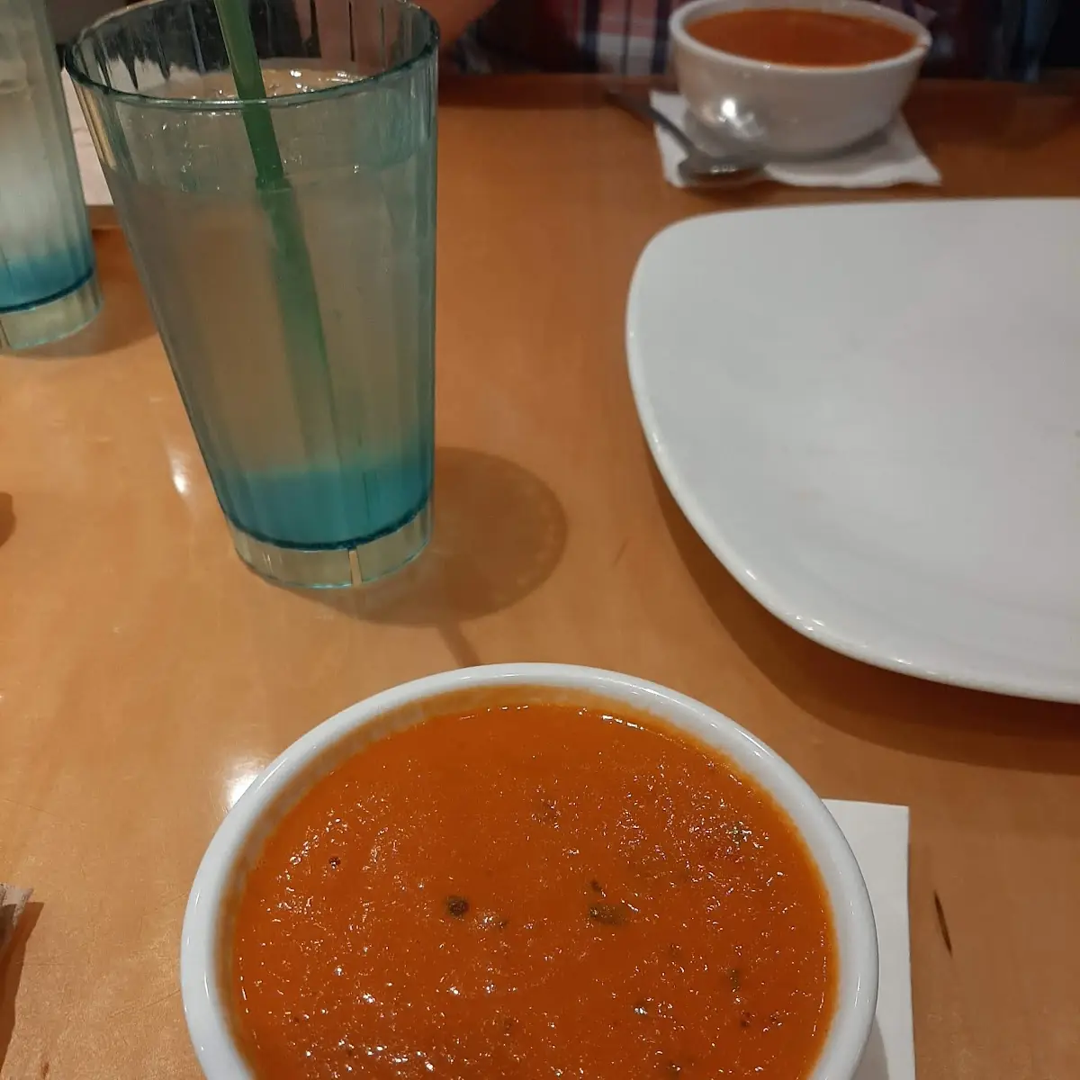 Tomato Basil Soup with Grilled Cheese Sandwich