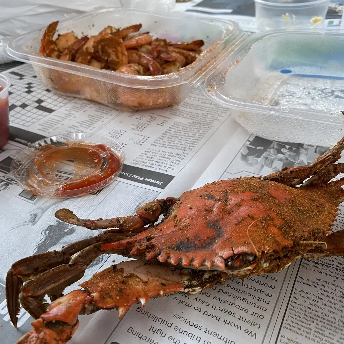 Fried Soft Crab Sandwich Combo