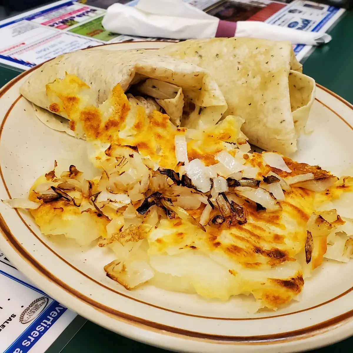 Western Omelet Wrap
