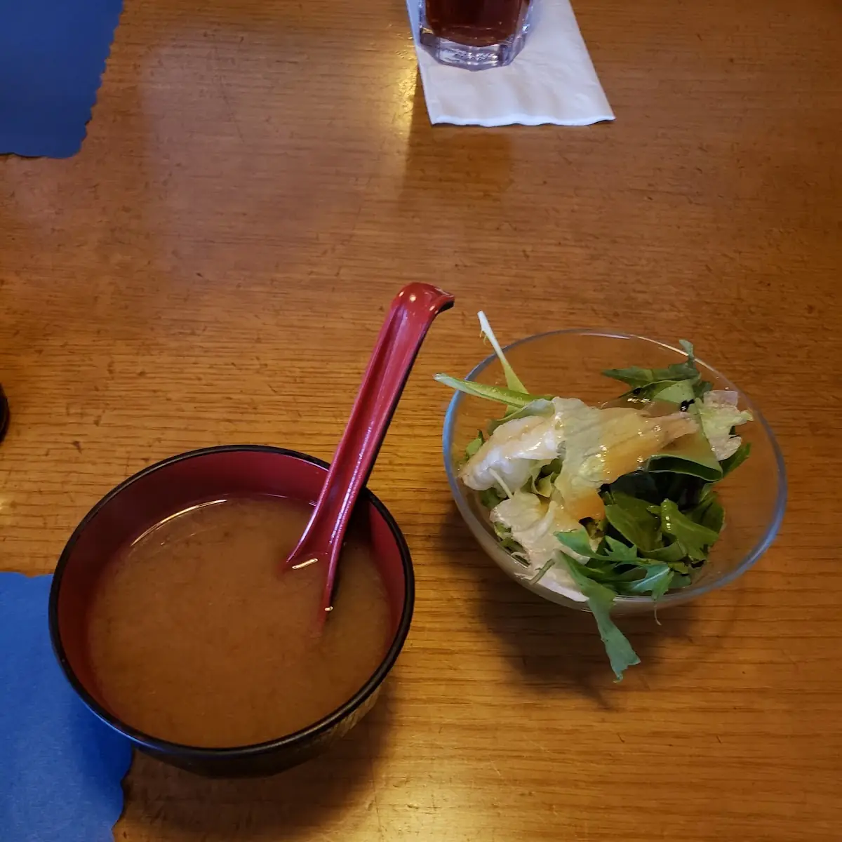 Miso Soup and Salad