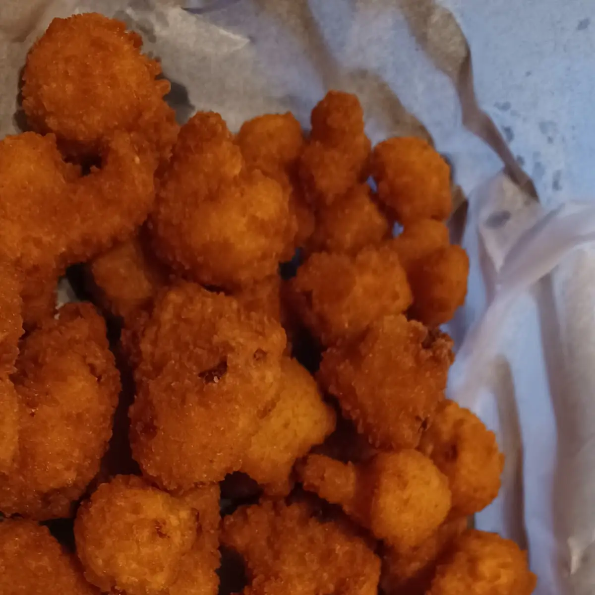 Fried Mushrooms with Ranch Dressing