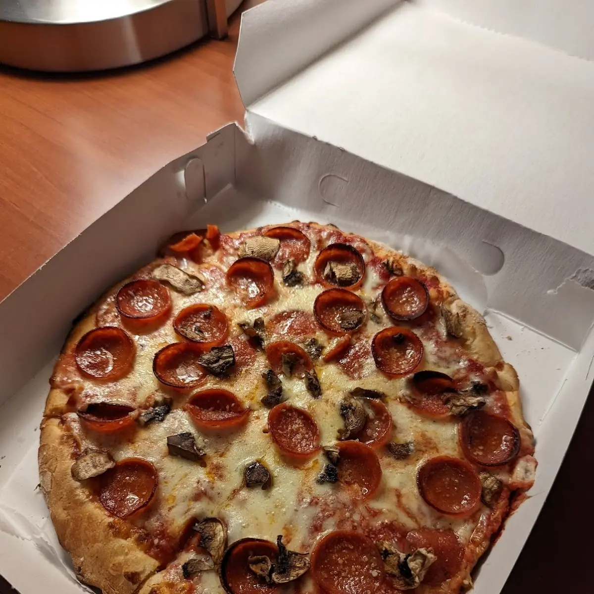 Vegan Cheese with Cup'n'Char Pepperoni Pizza
