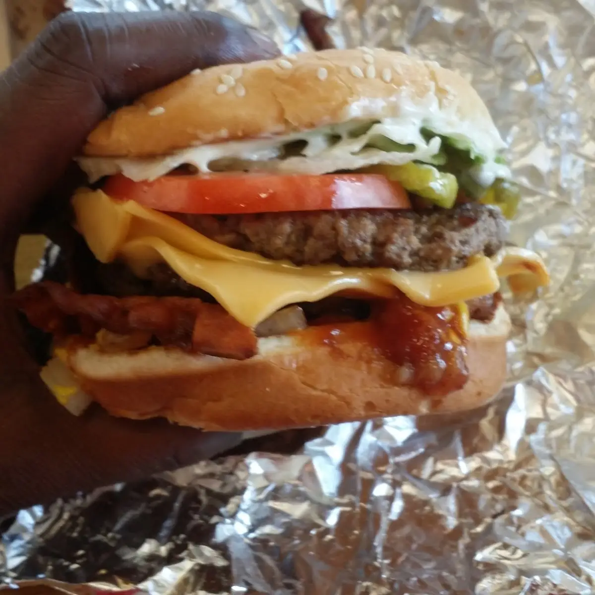 Cheese Burger with the Works