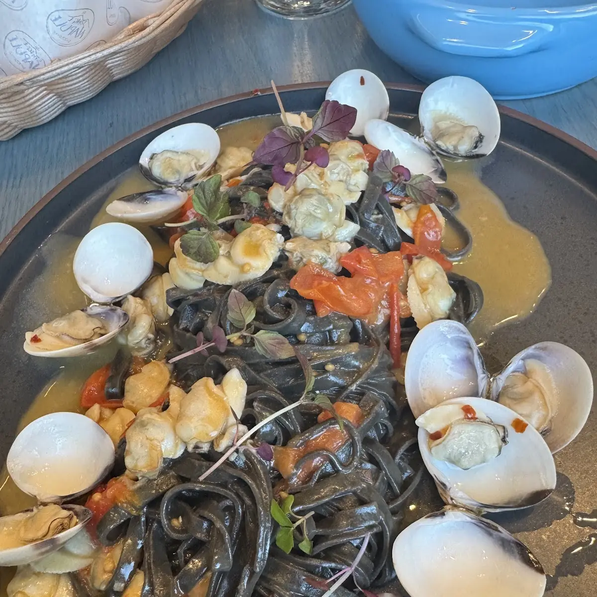 Squid Ink Pasta Napoli