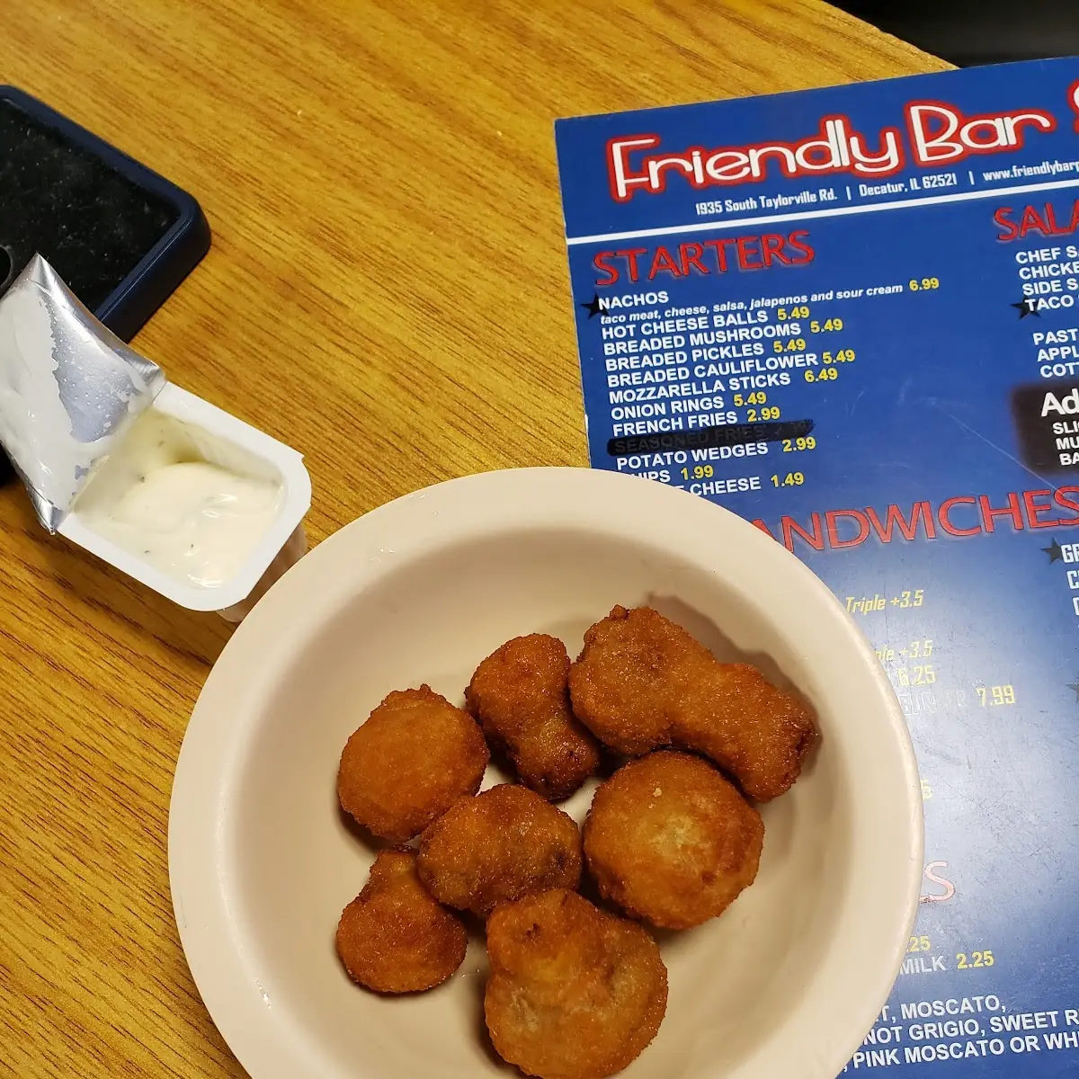 Fried Mushrooms 8 Is a Full Order