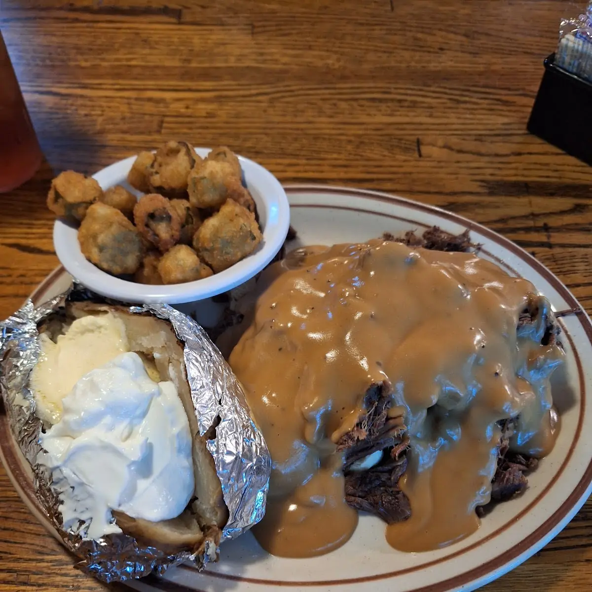 Open Face Roast Beef Dinner