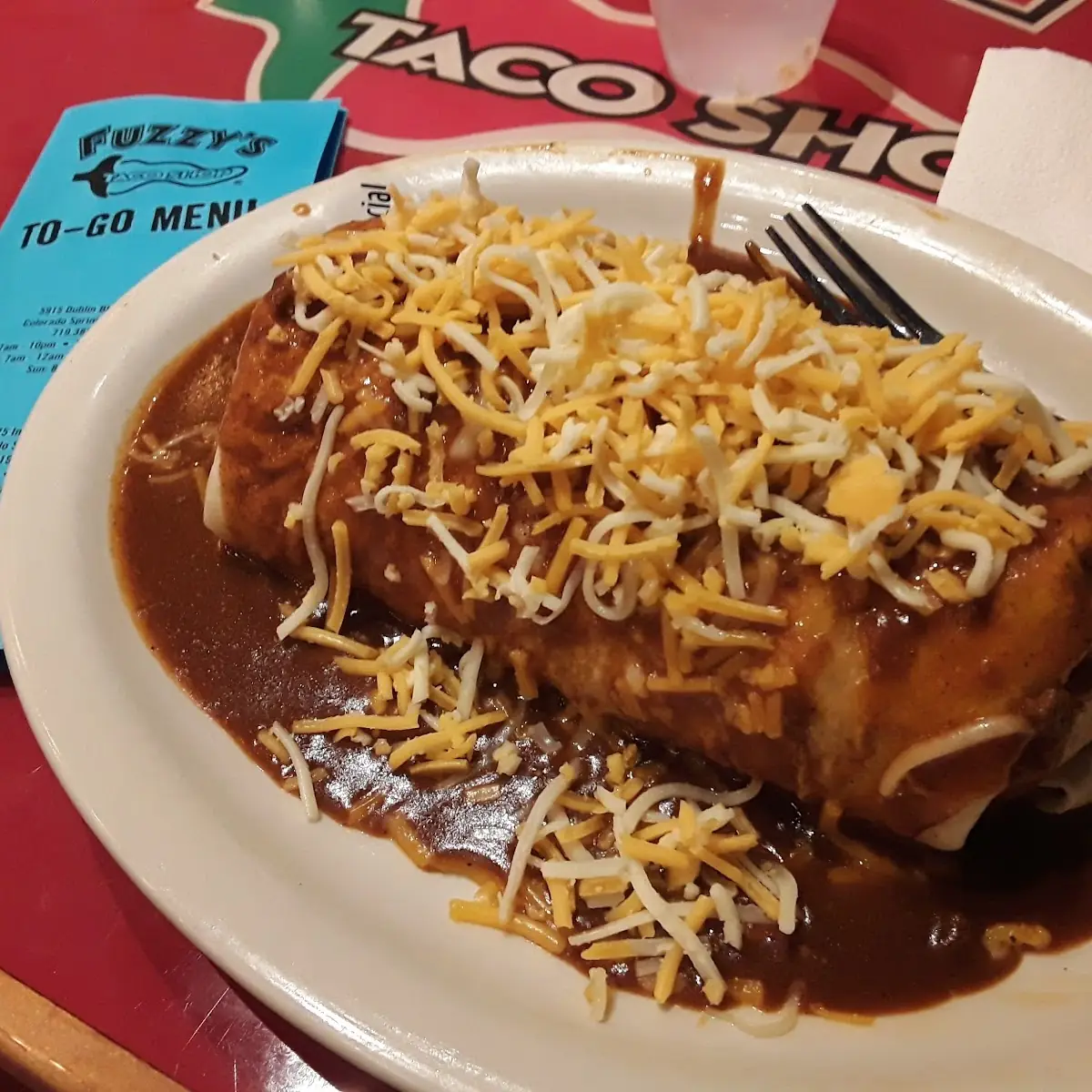 Jumbo Ground Beef Burrito with Refried Beans Instead of Rice for a Healthier Diabetic Choice