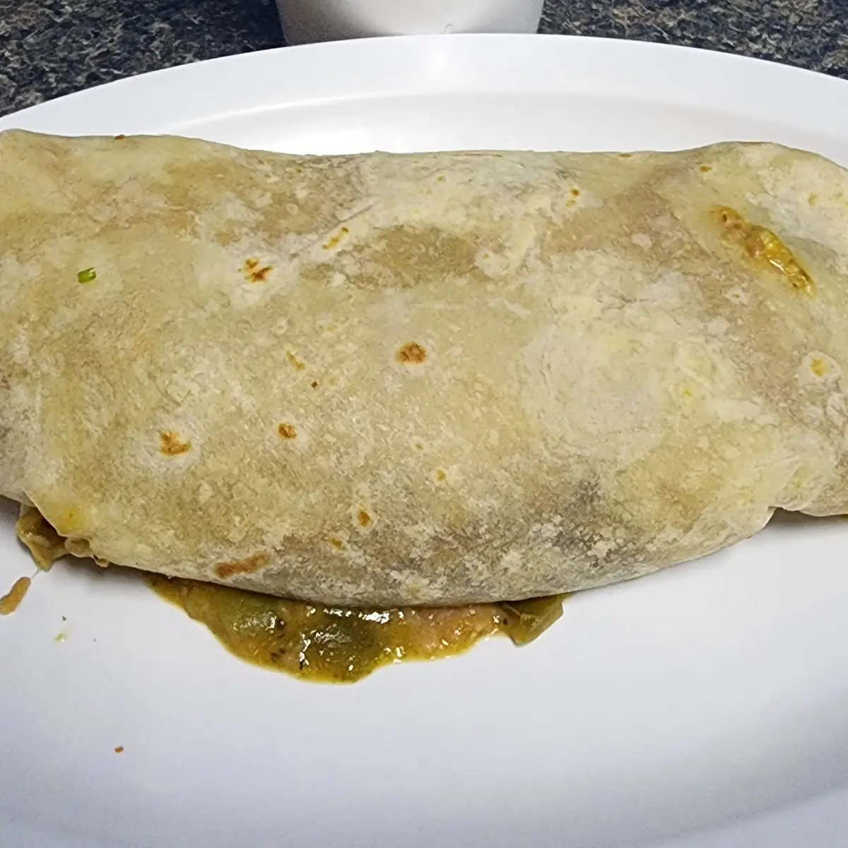 #5 - Beef Burrito & Cheese Enchilada