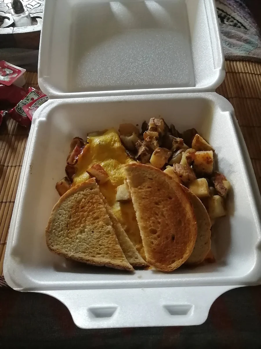 Scrambled Eggs and Bacon, Passmores Diner