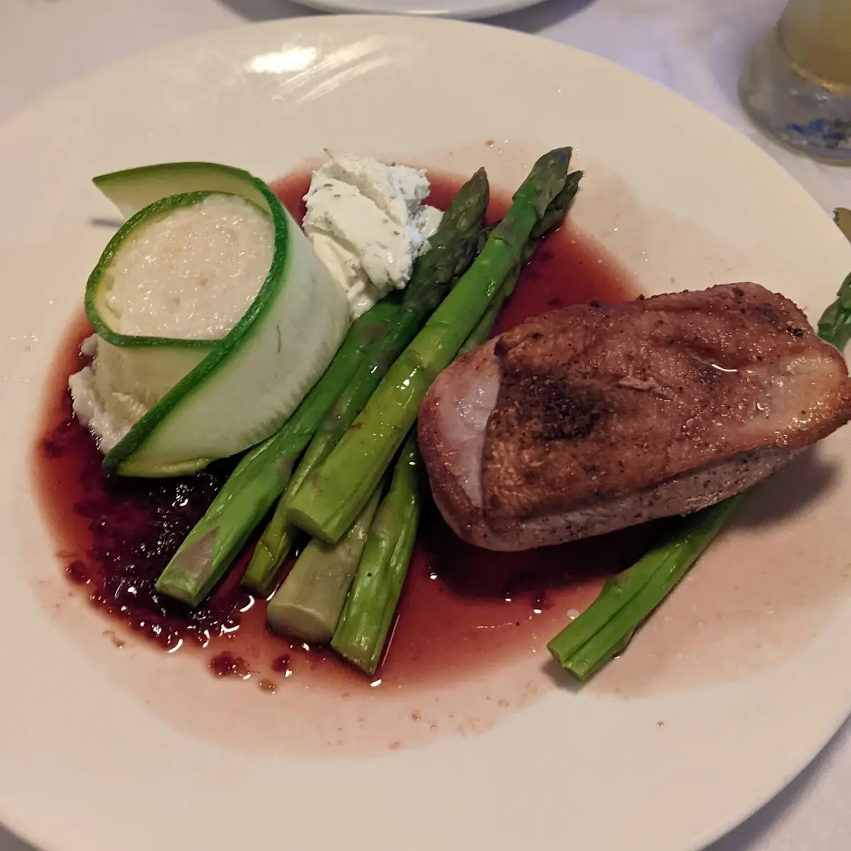 Roasted Mallard Duck Breast with Raspberry Honey Glaze