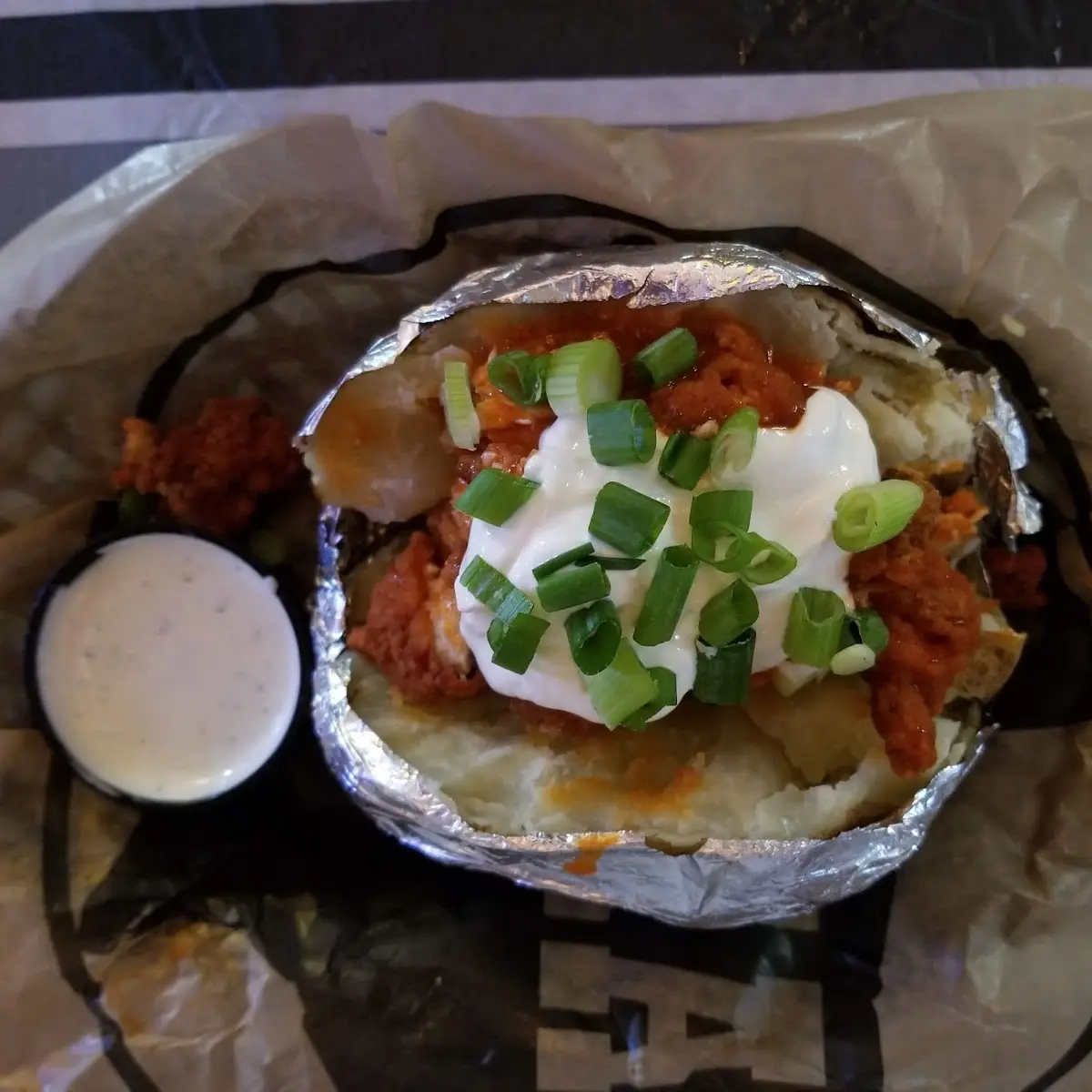 Buffalo Chicken Baked Potato