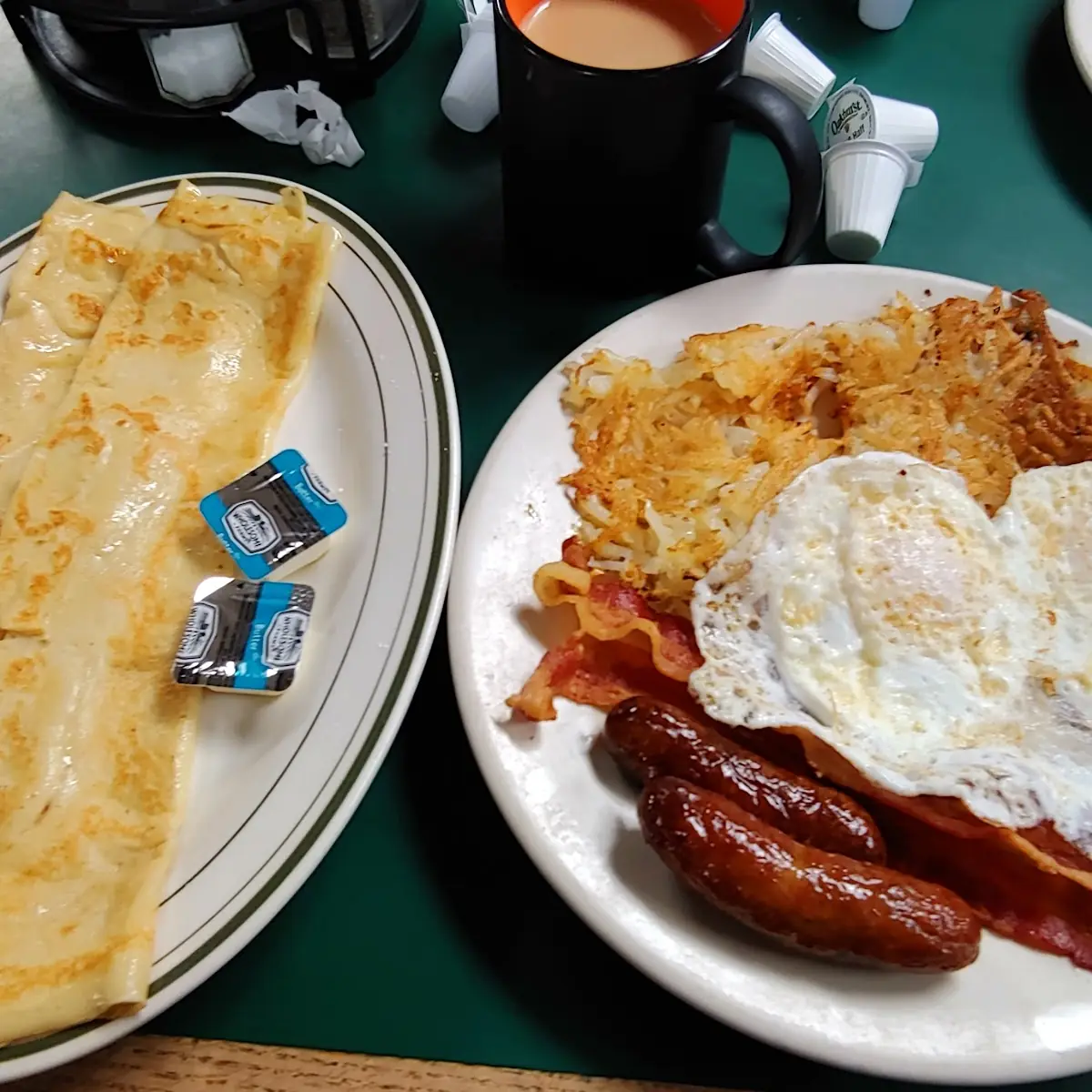 Big Breakfast with Crepes