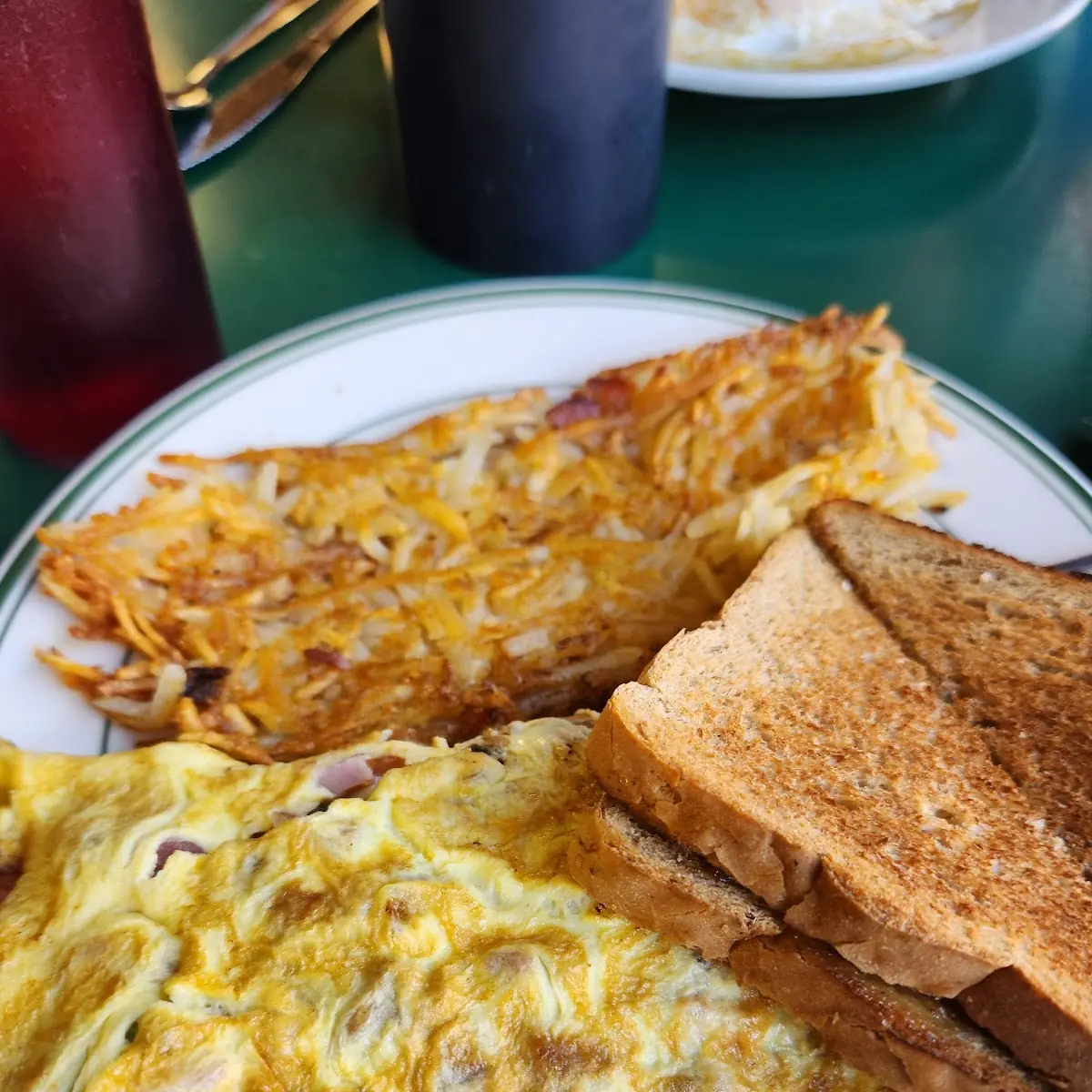 BYO Omelet with Hash Browns