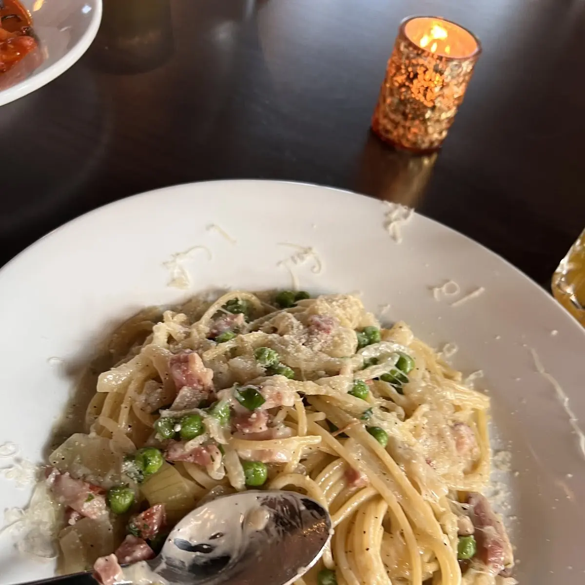 Spaghetti Carbonara with Bacon