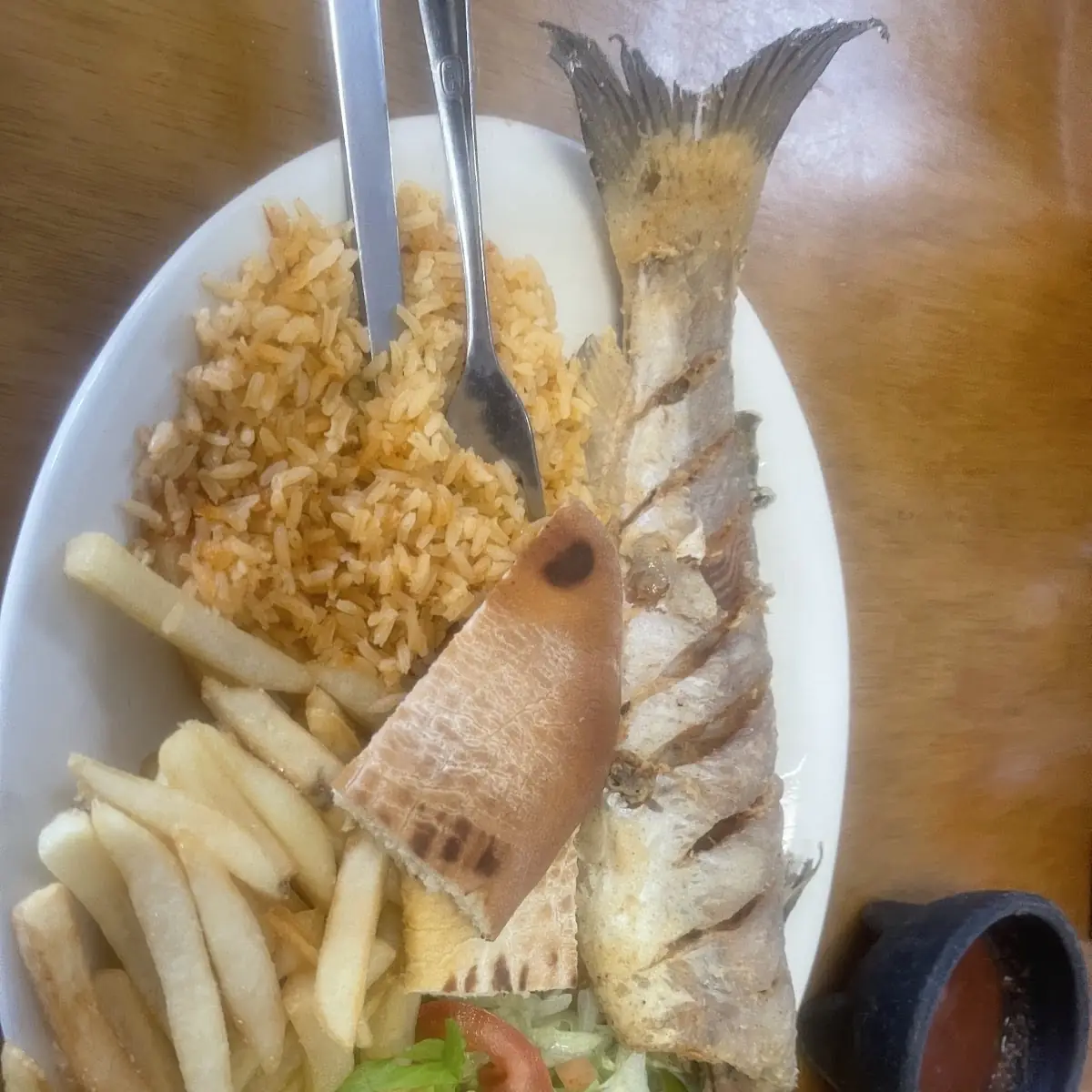 Catfish Dinner Salad