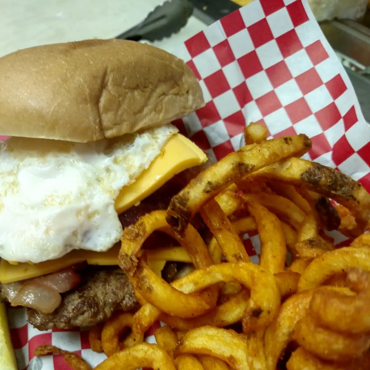 Bacon Cheeseburger with Egg