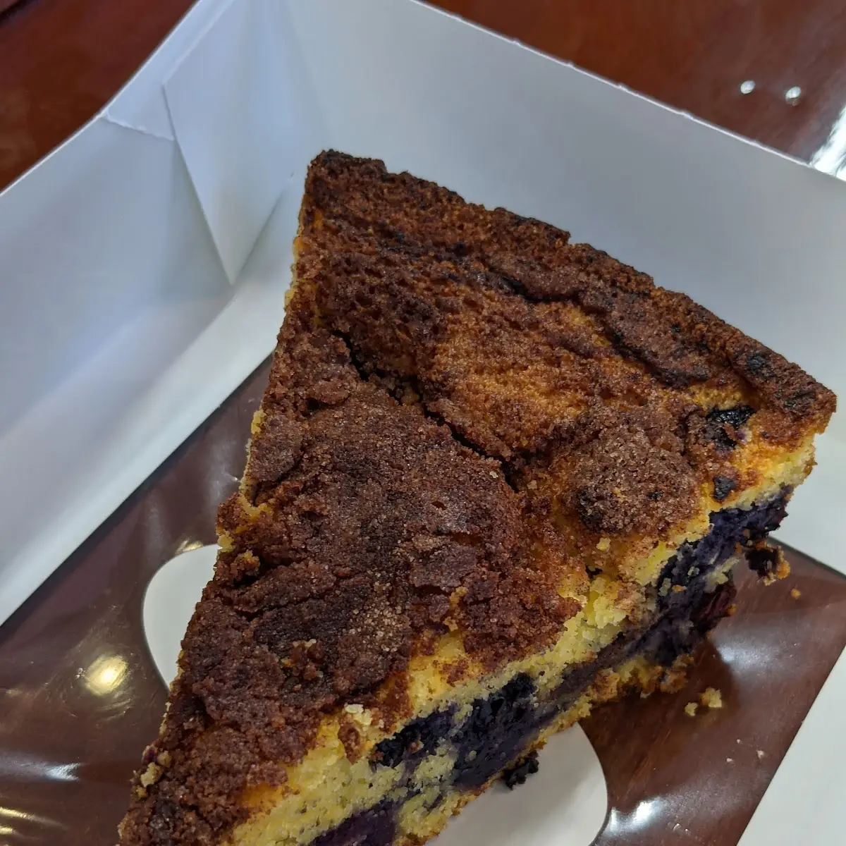 Cinnamon Sugar Blueberry Cornbread