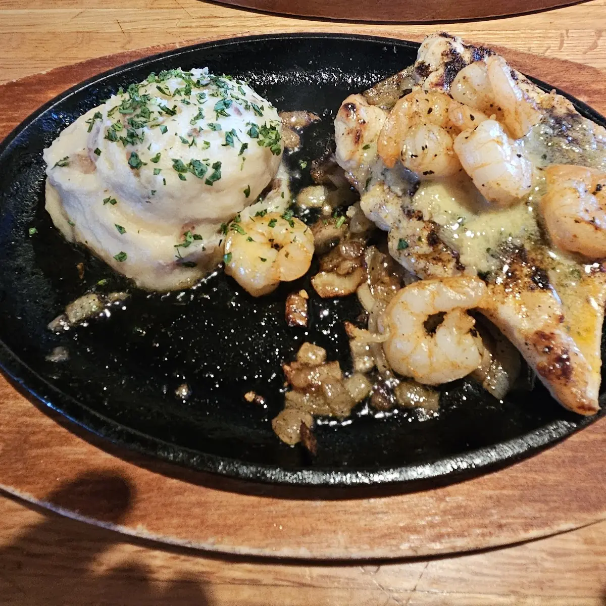Shrimp 'N Parmesan Sirloin