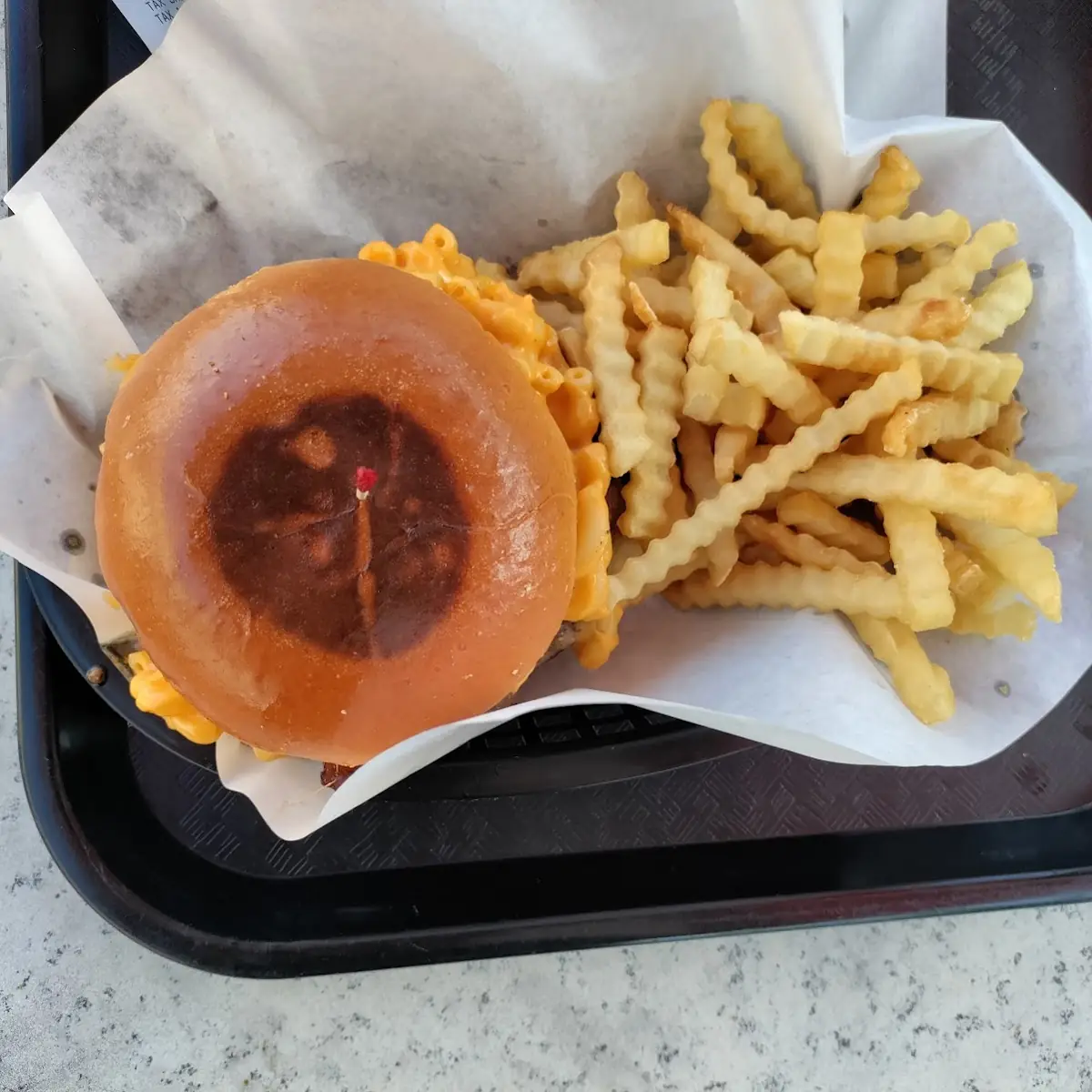 Mac-Cheese Burger Combo
