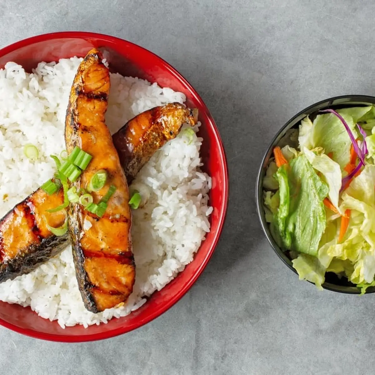 BBQ Salmon Teriyaki Bento Box