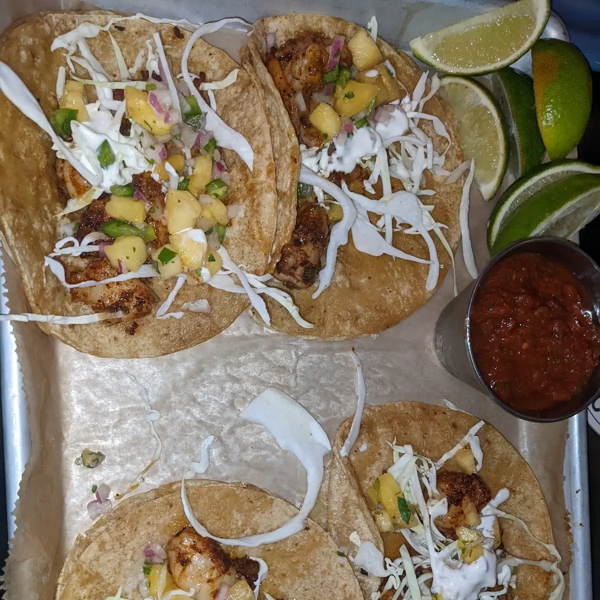 Jerk Shrimp Tacos